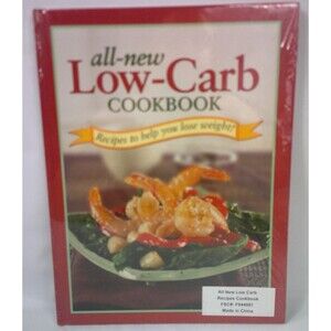 All New Low-Carb Recipes Cookbook Hardcover Book Weight Loss New